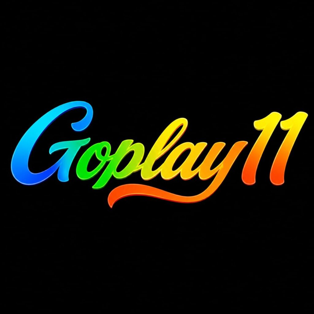 GoPlay11 online fantasy gaming platform homepage with cricket and rummy games